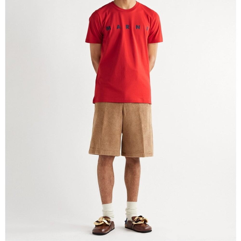 Marni Men’s T Shirt, Red/Navy, NWT, Size 50 IT